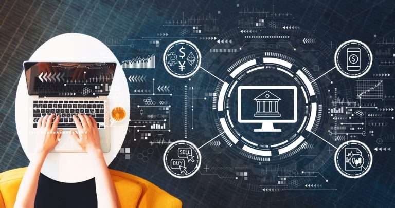 Woman accessing her adaptable accounting subledger system