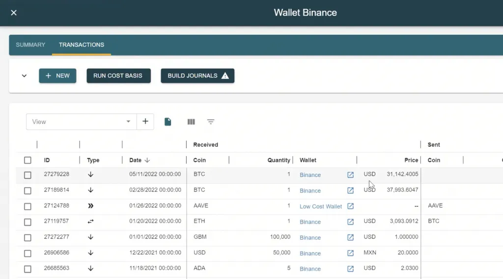 The Finance wallet in SoftLedger now adds another cost layer which is automatically reflected