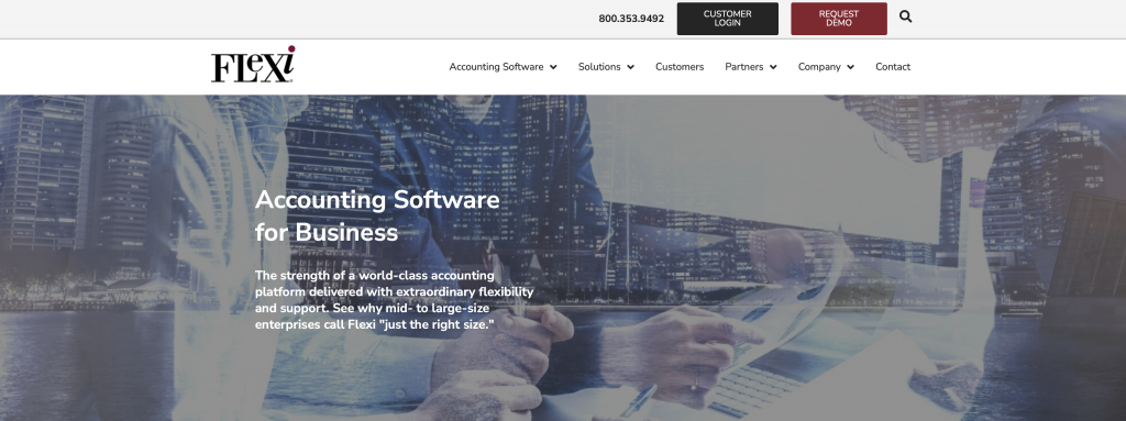 Flexi accounting software for banks