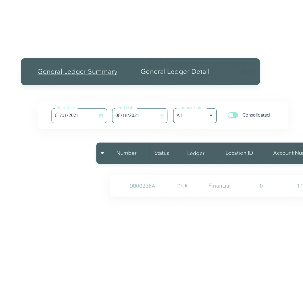 General Ledger Accounting Software