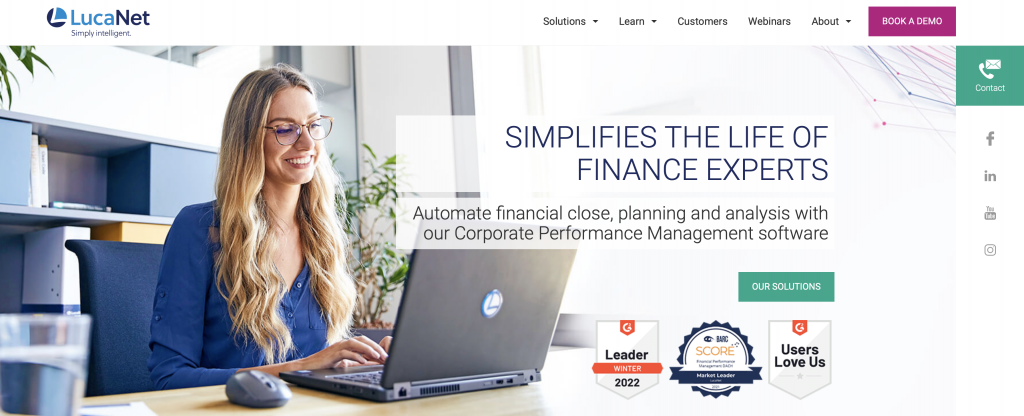 LucaNet Home Page