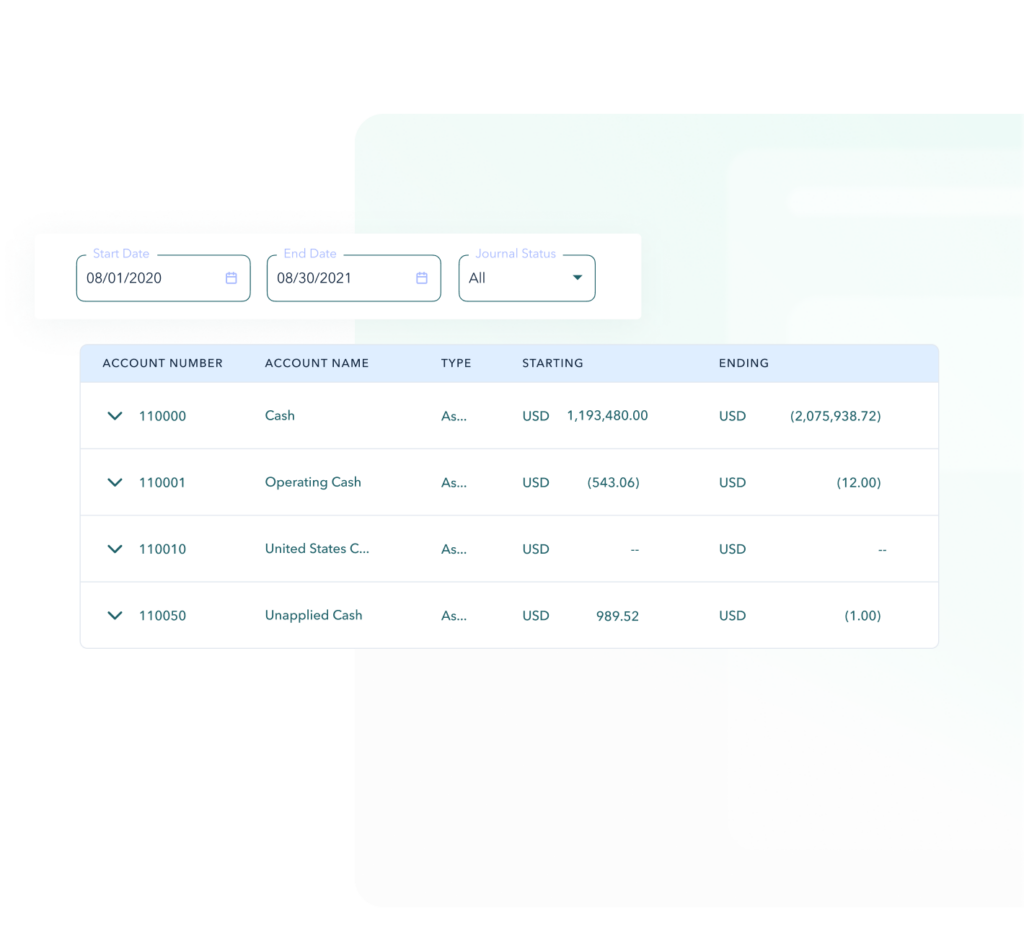 Multi-entity accounting software