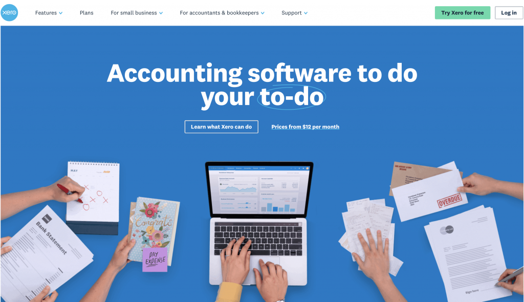 Xero home page - Cloud Accounting Software