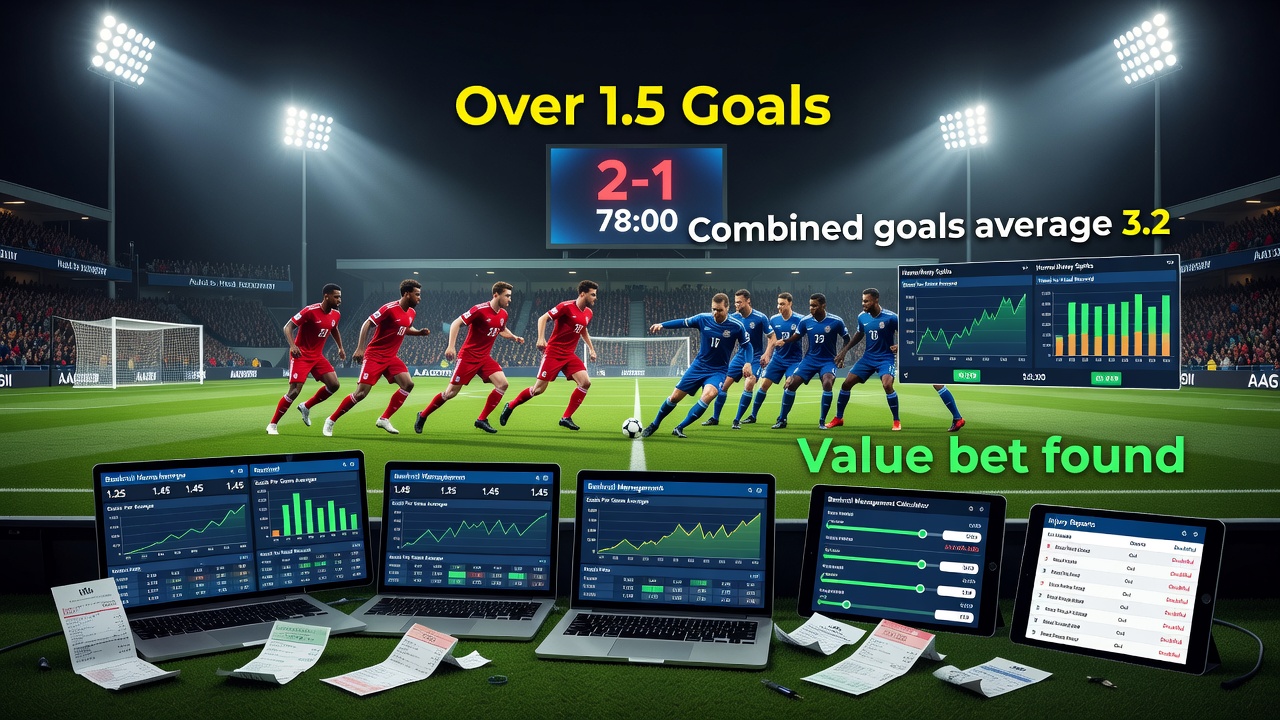 Over 1.5 Total Goals: Best Betting Strategy, Odds, and Prediction Tips for 1.5 Goals Bets